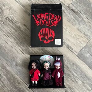 Vintage 2001 Mezco Living Dead Dolls Minis Sadie Posey Eggzorcist
